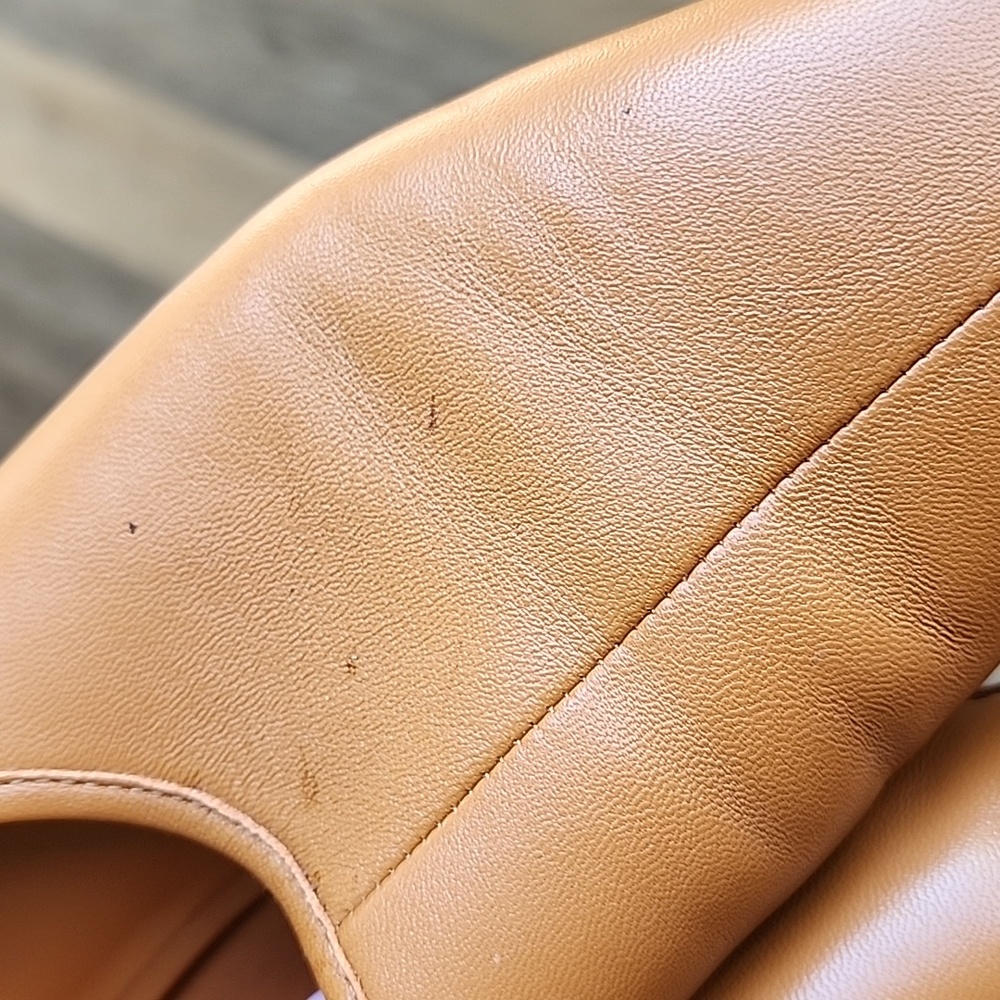 Vince Brown Leather women's Flats - Picture 11 of 11
